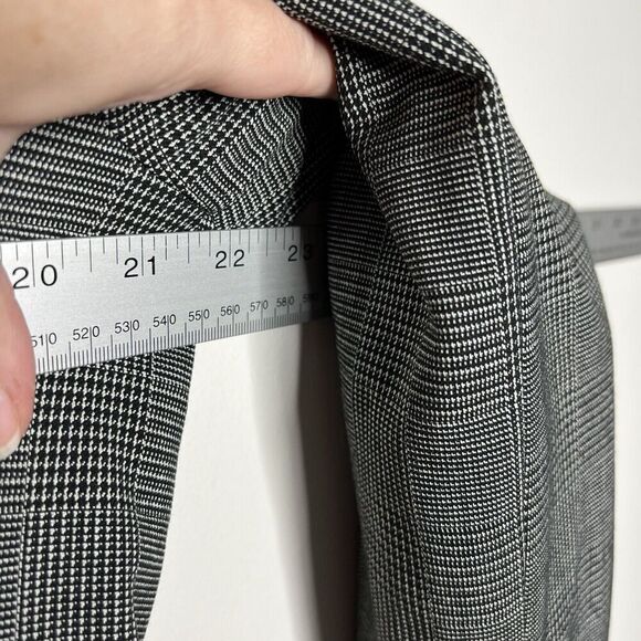 Norma Kamali Blazer Womens 18 Houndstooth Single Button Jacket Lined‎ Career - Picture 4 of 16